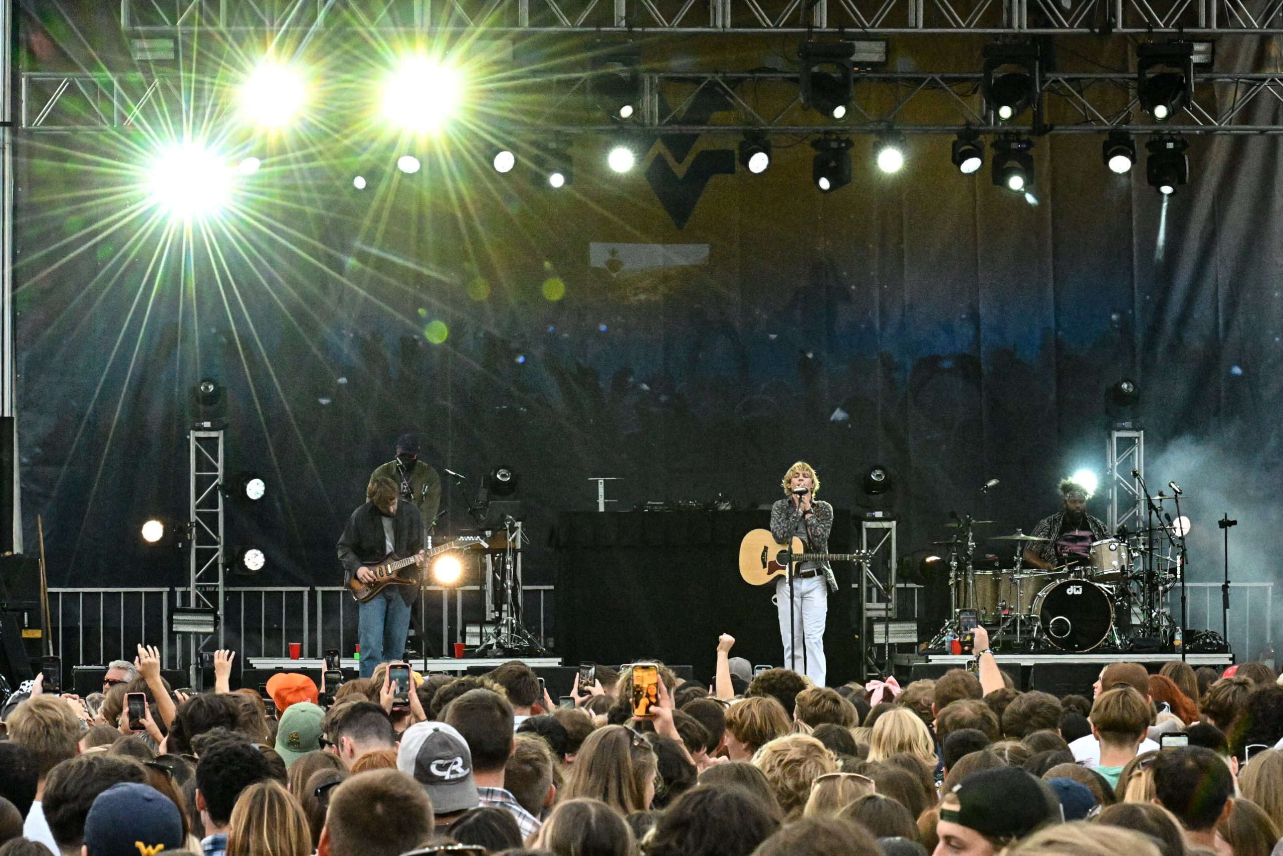 WVU students fill the rec fields for annual concert